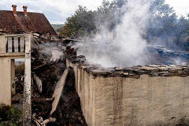 Professional Fire Damage Removal technician working in Halethorpe, MD
